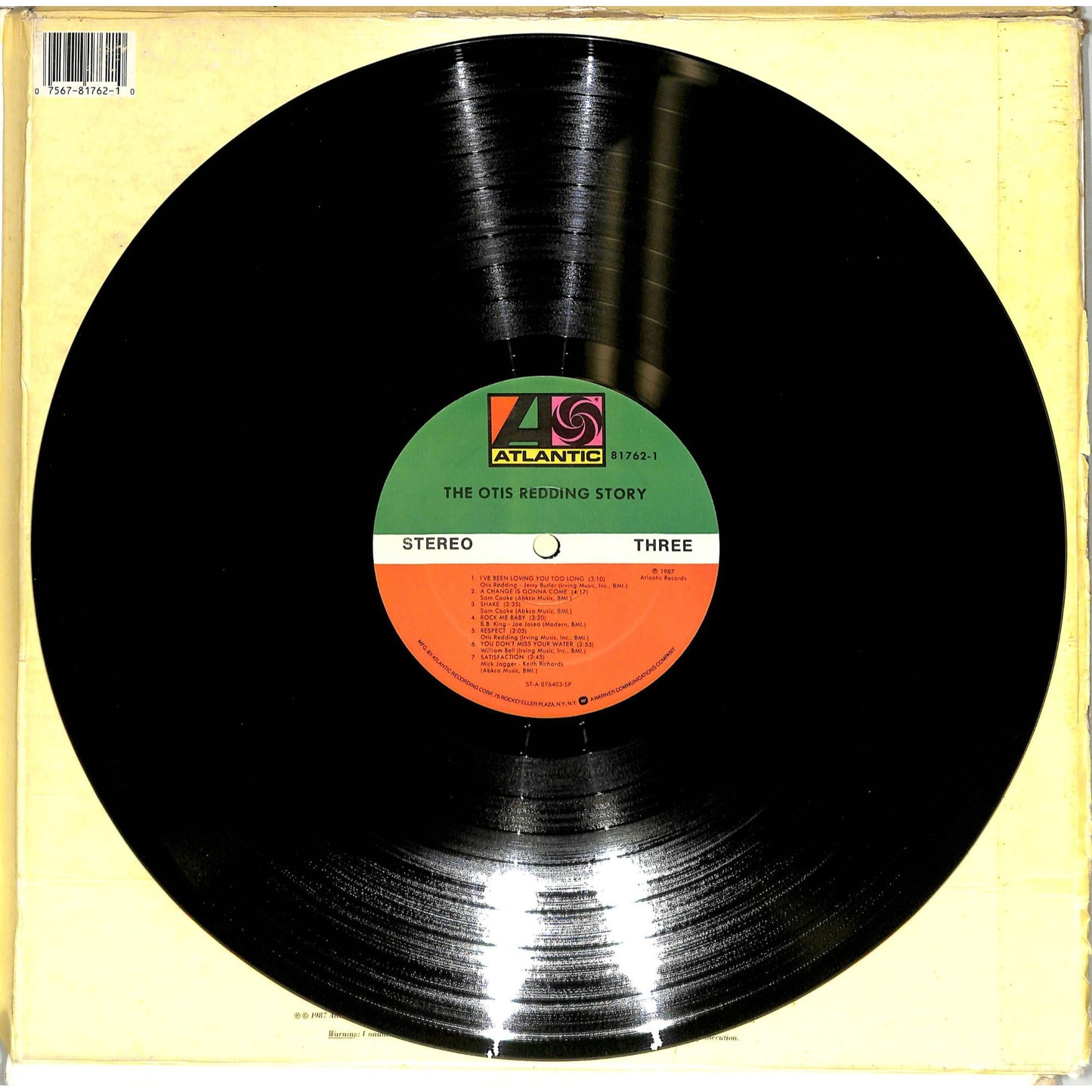The Otis Redding Story (1987) 4LP Box Set