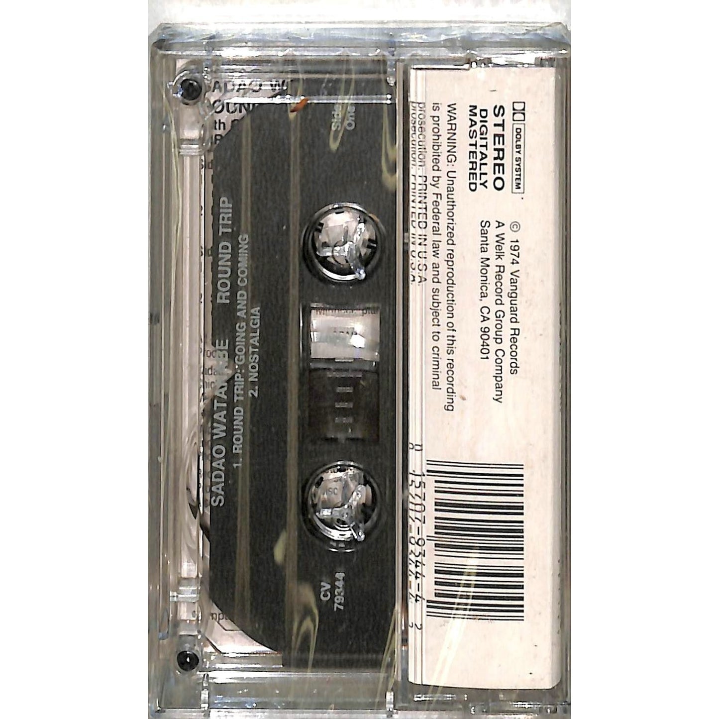 Sadao Watanabe - Round Trip Sealed Cassette Tape CV 79344