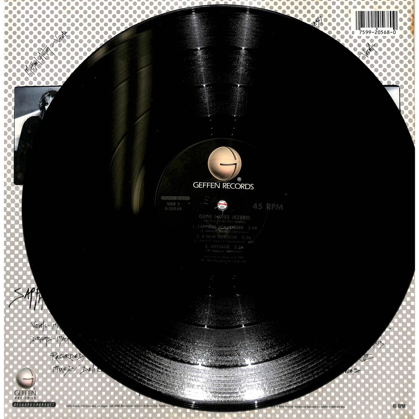 Gene Loves Jezebel Desire (Come and Get It) (1986) 075992056809