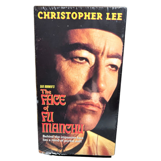 The Face of Fu Manchu (1965) VHS BRAND NEW SEALED Christopher Lee Sax Rohmer