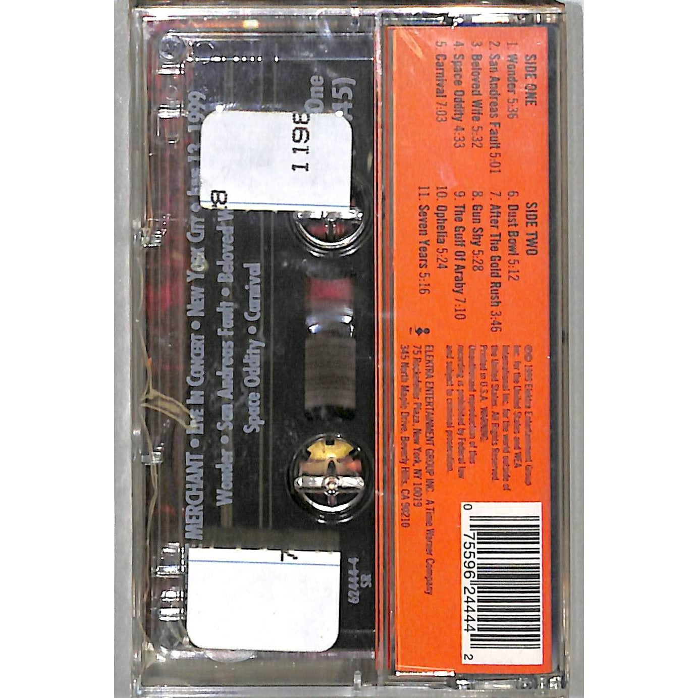 Natalie Merchant Live in Concert (1999) BRAND NEW SEALED Cassette