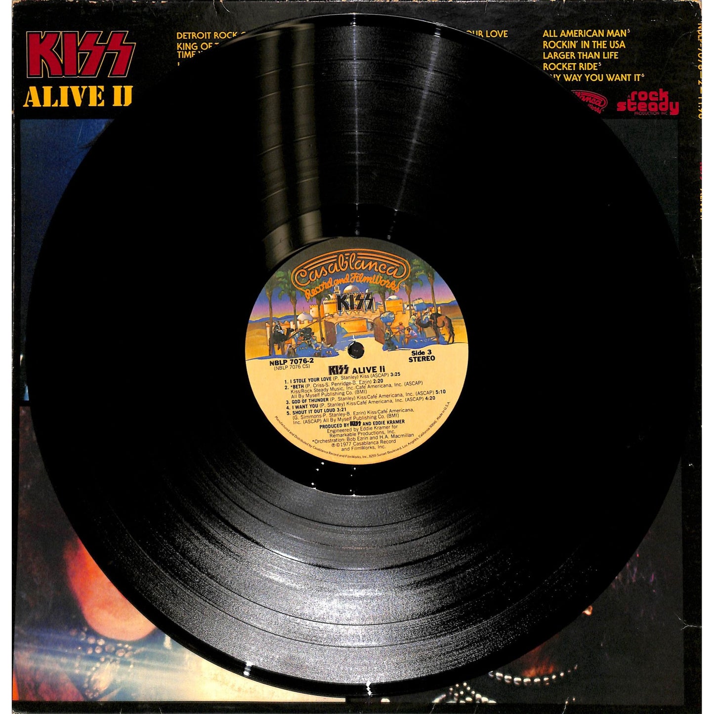 Kiss - Alive II 2LP Vinyl Record NBLP-7076-2
