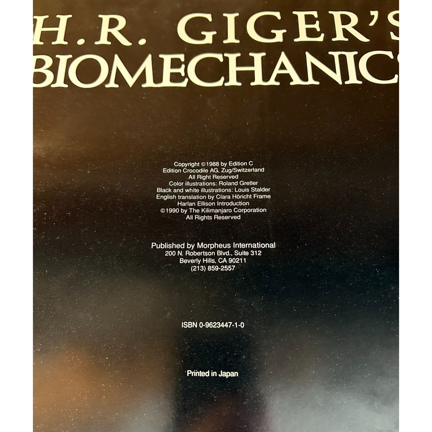 H.R. Giger’s Necronomicon I, II, and Biomechanics - FULL SET IN GREAT CONDITION!