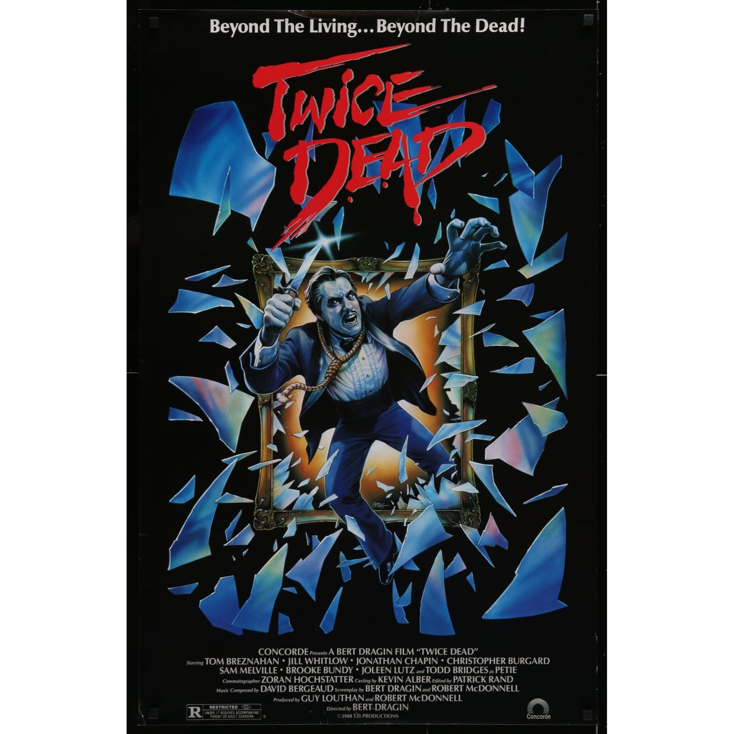 Twice Dead (1988) Original Single-sided Movie Poster Rolled 25x39