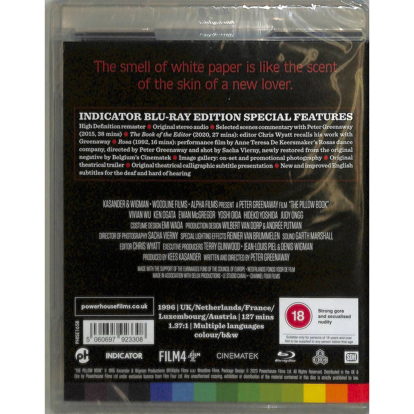 The Pillow Book (1966) Blu Ray Brand New Sealed