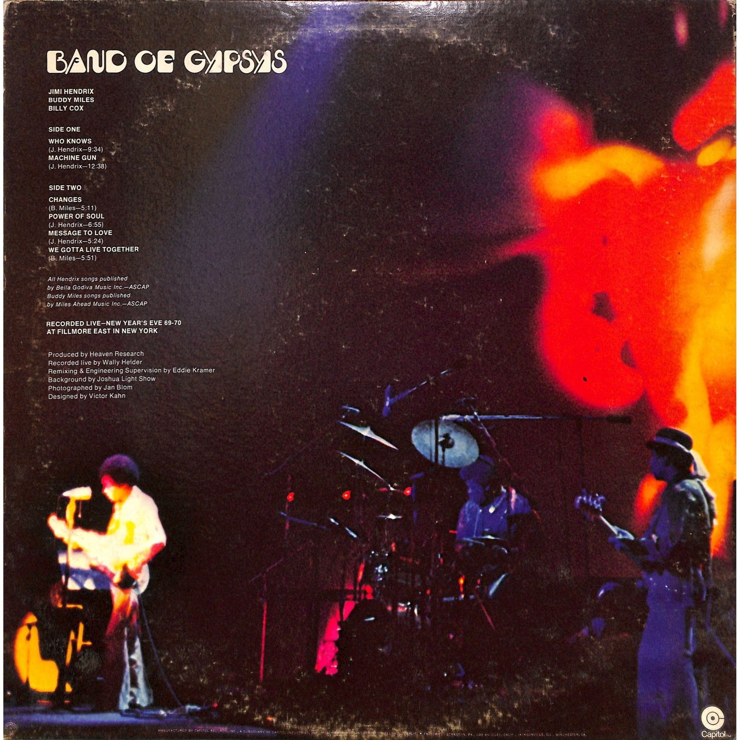 Jimi Hendrix - Band of Gypsys Vinyl Record STAO-472