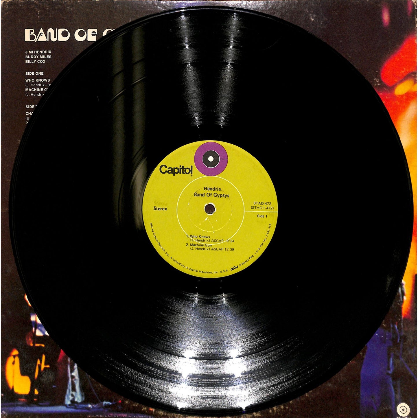 Jimi Hendrix - Band of Gypsys Vinyl Record STAO-472