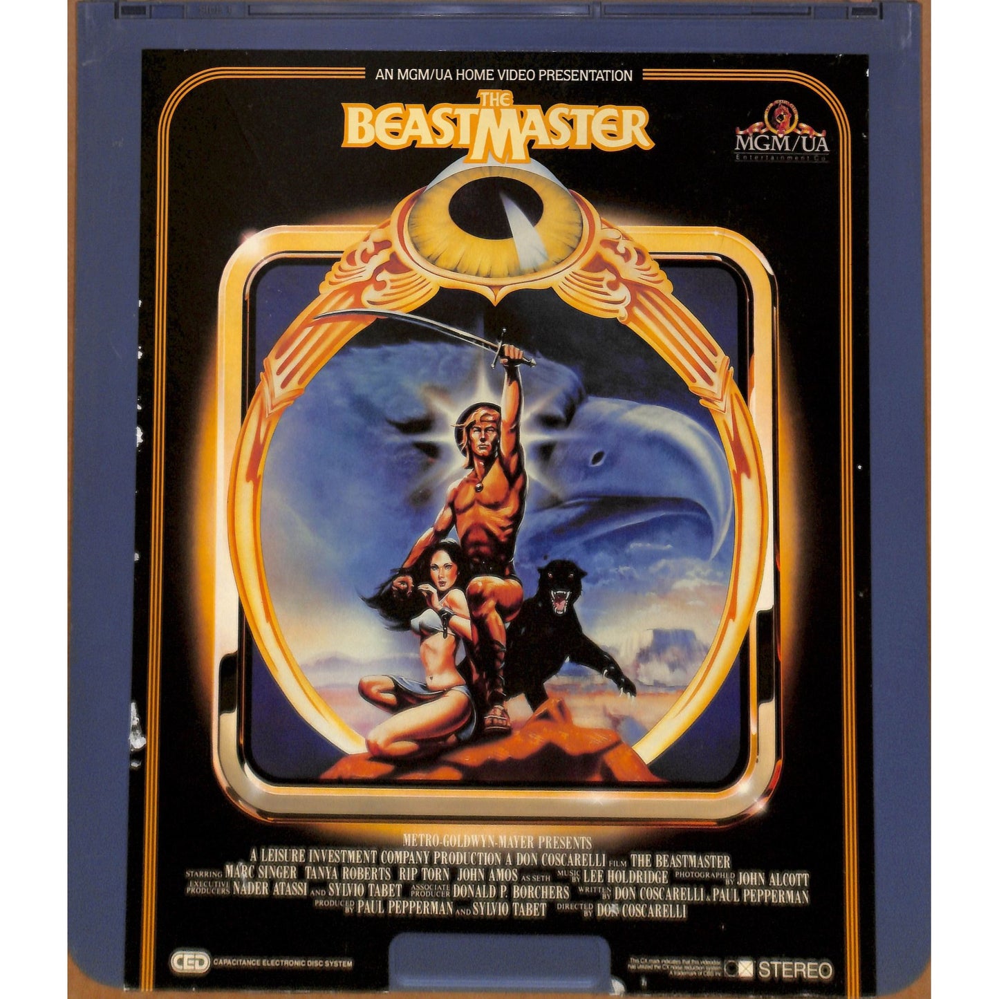 The Beast Master (1982) CED RCA SelectaVision TESTED WORKING