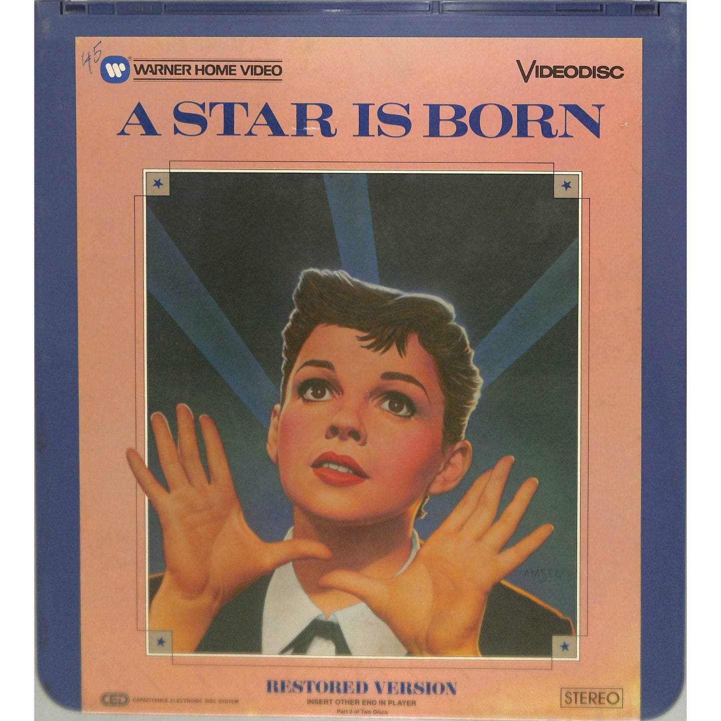 A Star is Born (1954) Vintage Double CED Videodisc