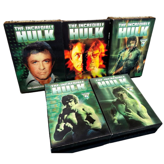 The Incredible Hulk: The Complete Seasons 1-5 DVD Lenticular Covers