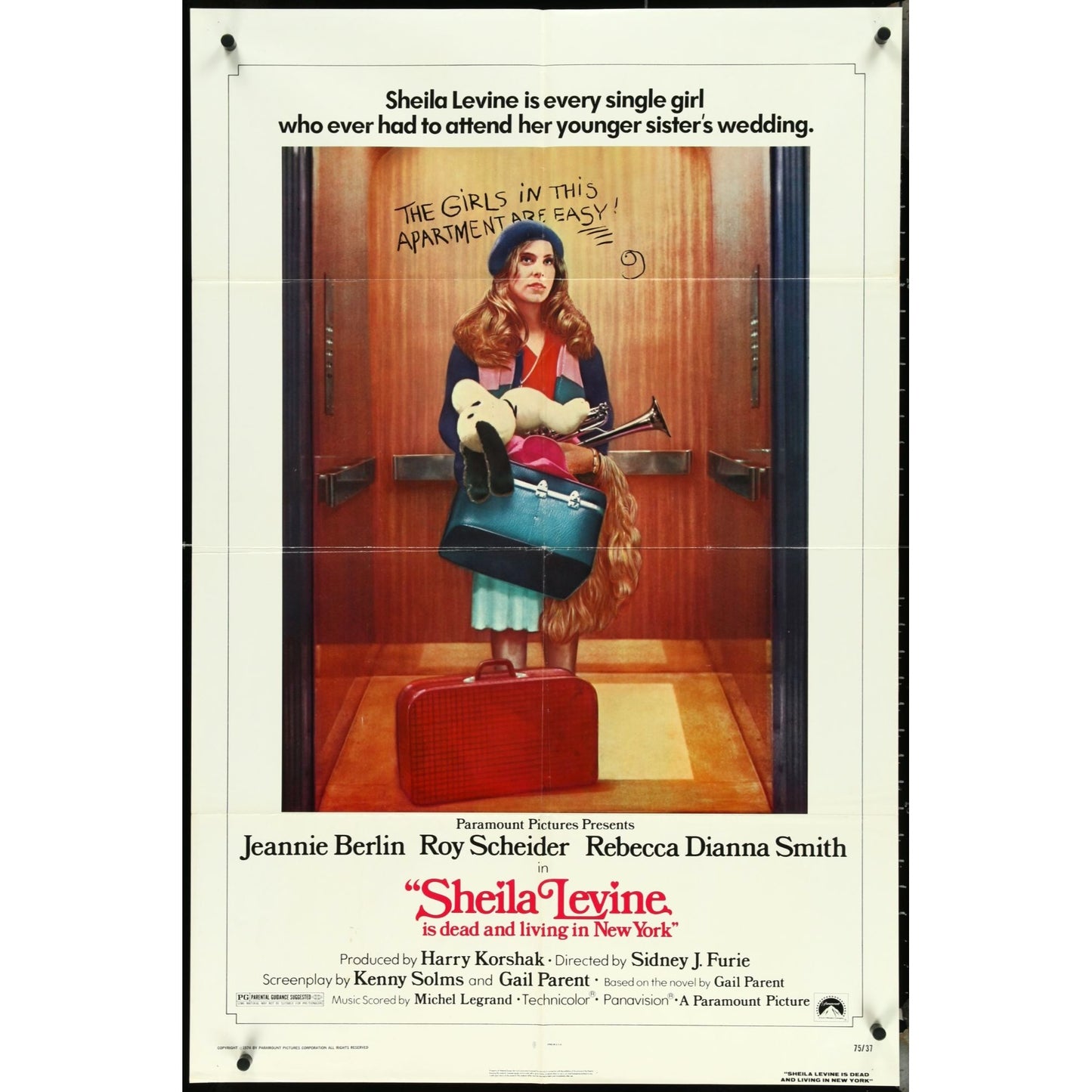 Sheila Levine Is Dead and Living in New York (1975) Orig. Movie Poster EM1A76