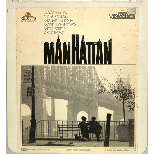 Manhattan (1979) Vintage CED Videodisc