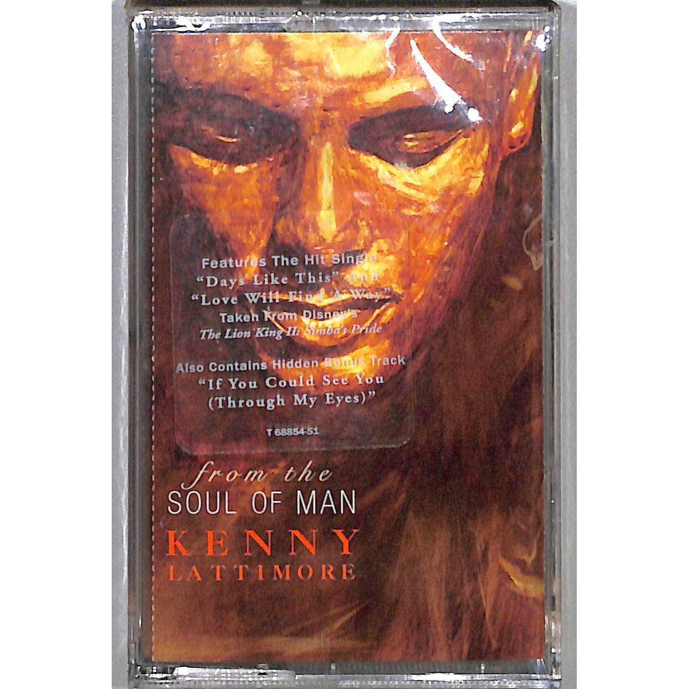 Kenny Lattimore 1998, "From the Soul of Man" Brand New Sealed Cassette