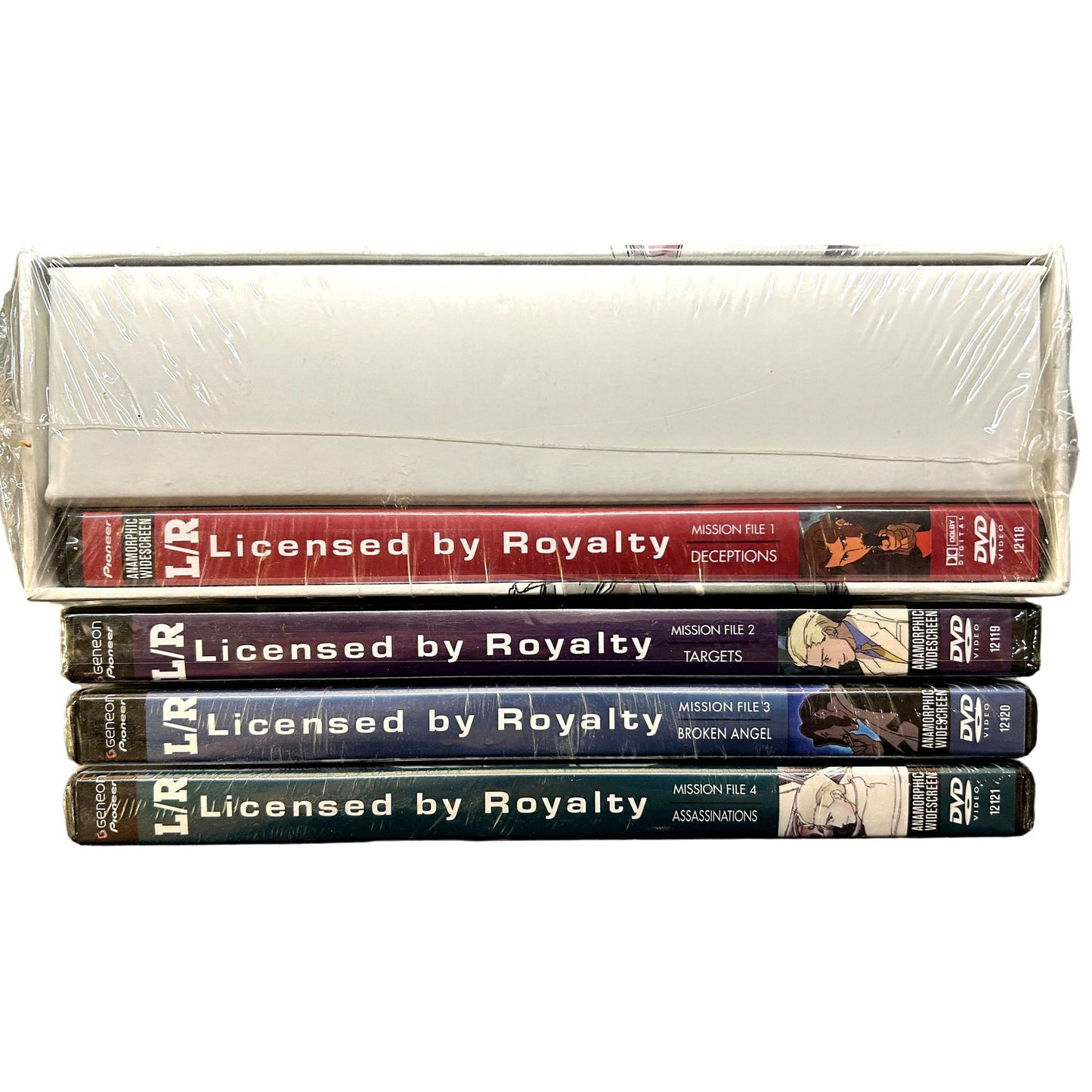 L/R: Licensed by Royalty (2003) Complete DVD Set Volume 1-4 w/ Starter Box NEW