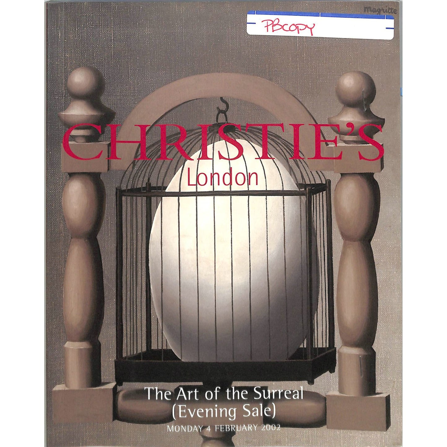 Christie's Art of surreal Auction Catalog Feb 4, 2002