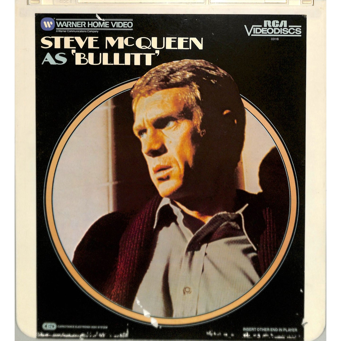 Bullitt (1968) Vintage CED Videodisc