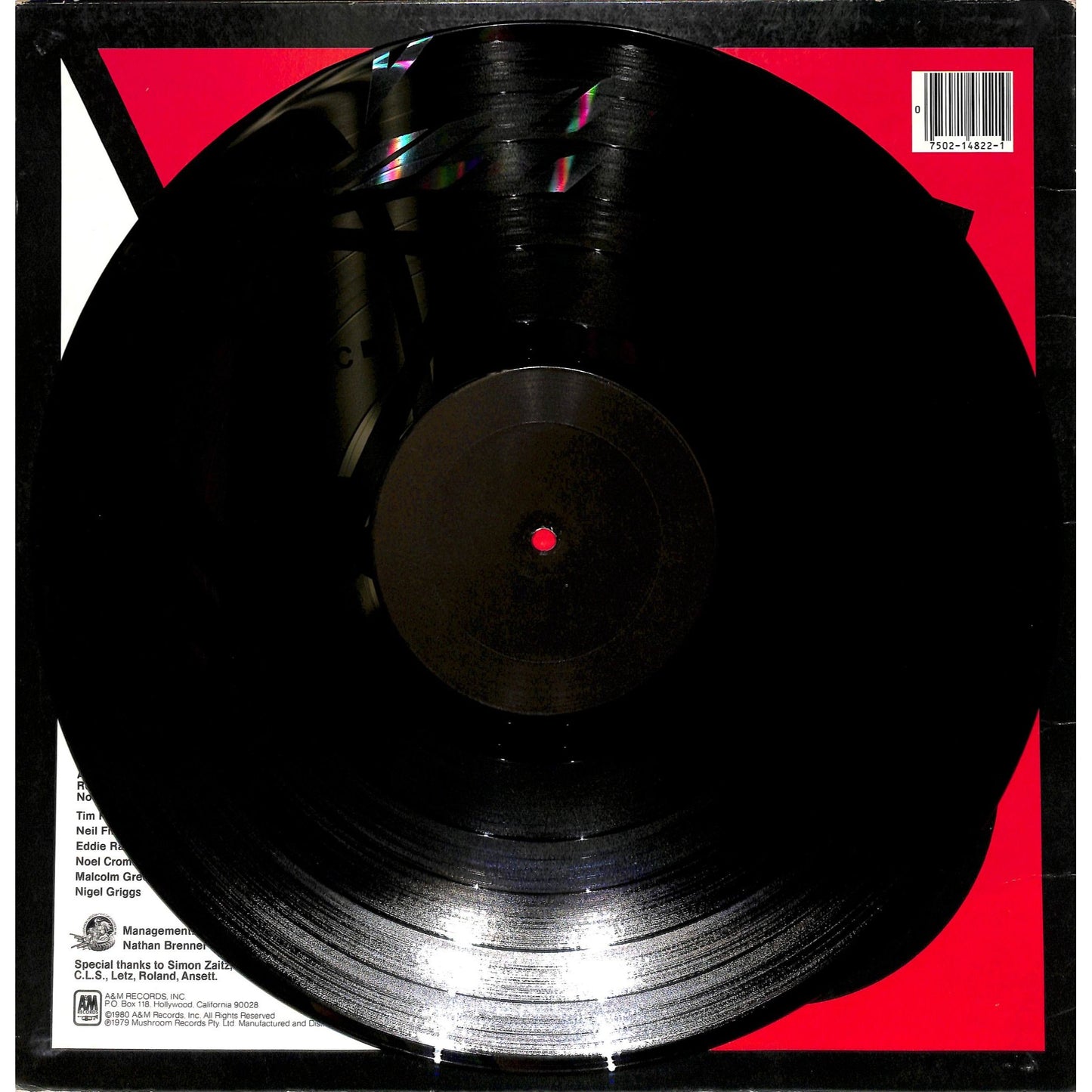 Split Enz - True Colors Vinyl Record SP-4822