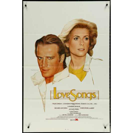 Love Songs (1985) Original Movie Poster Folded 21x41 EM8-487