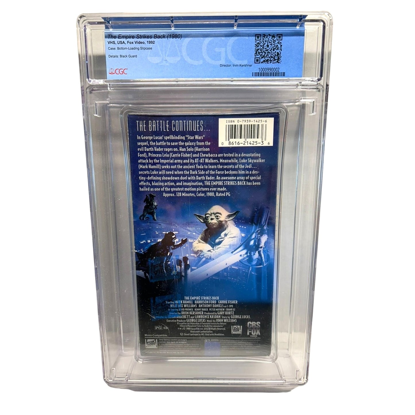 Star Wars: The Empire Strikes Back (VHS) CGC Graded 9.4 SEALED A+