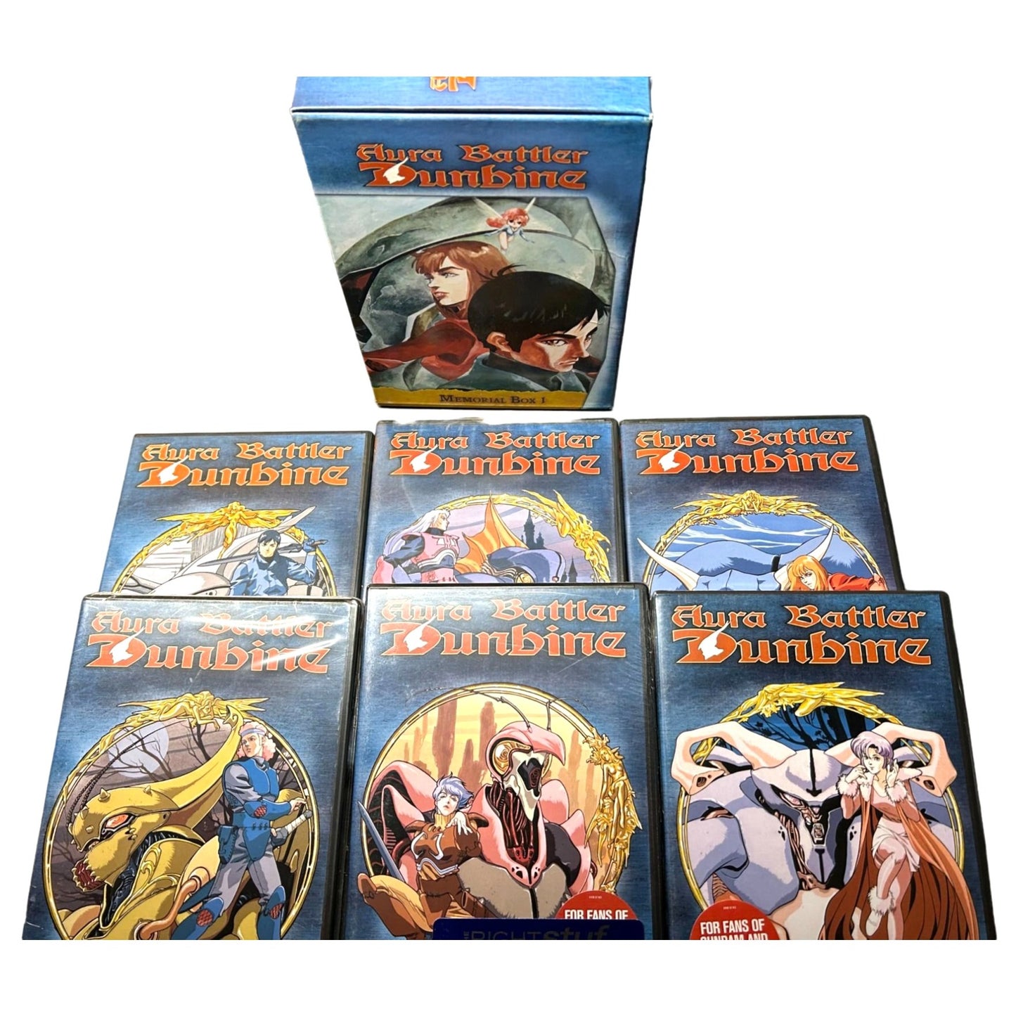 Aura Battler Dunbine 12-DVD Complete Memorial Box 1 + 2 Anime Vol 1-12 E1-49