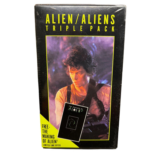 Alien Triple Pack - VHS BRAND NEW SEALED w/ Fox Video Watermarks H.R. Giger
