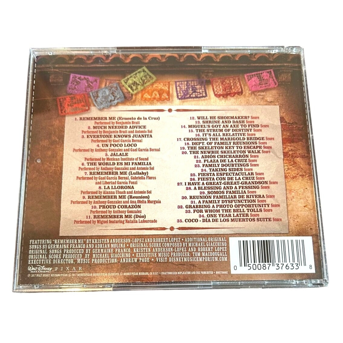 Disney Pixar Coco Motion Picture Soundtrack Target Exclusive Audio CD