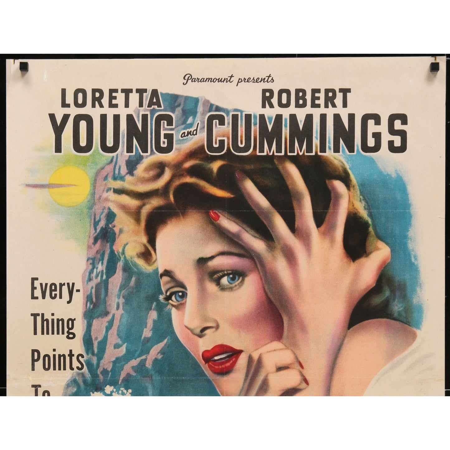 THE ACCUSED (1949) Original Theatrical 1-Sheet Movie Poster 27x40 Loretta Young