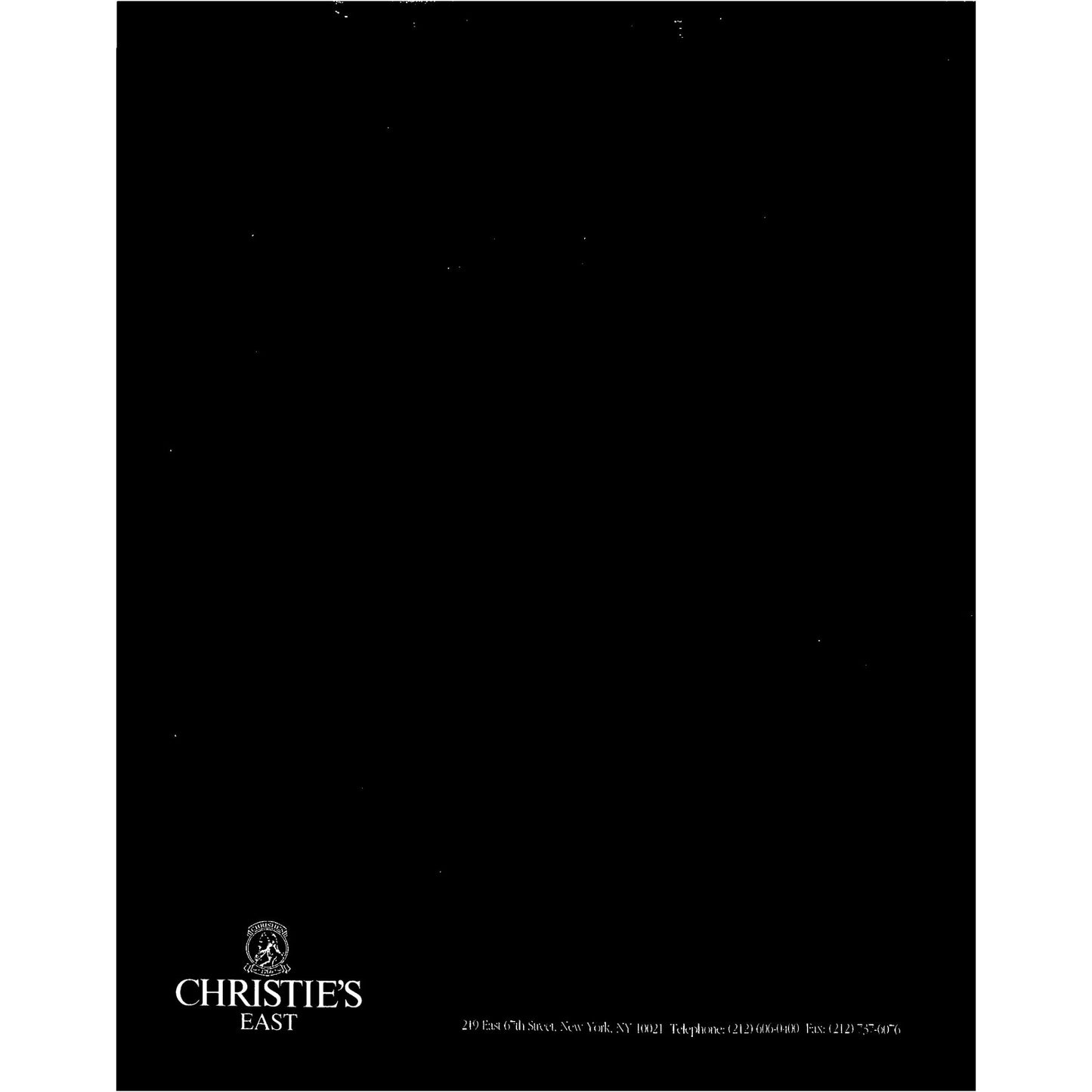 Christie's Contemporary Art Auction Catalog May 2,1995