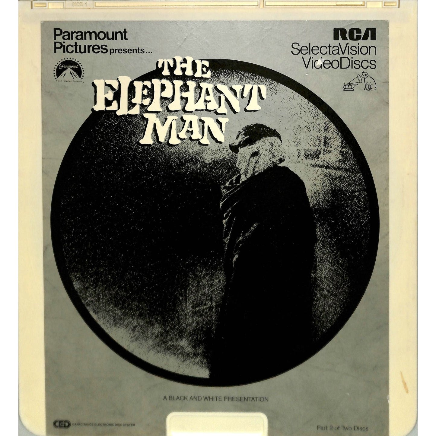 The Elephant Man (1980) Vintage Double CED Videodisc