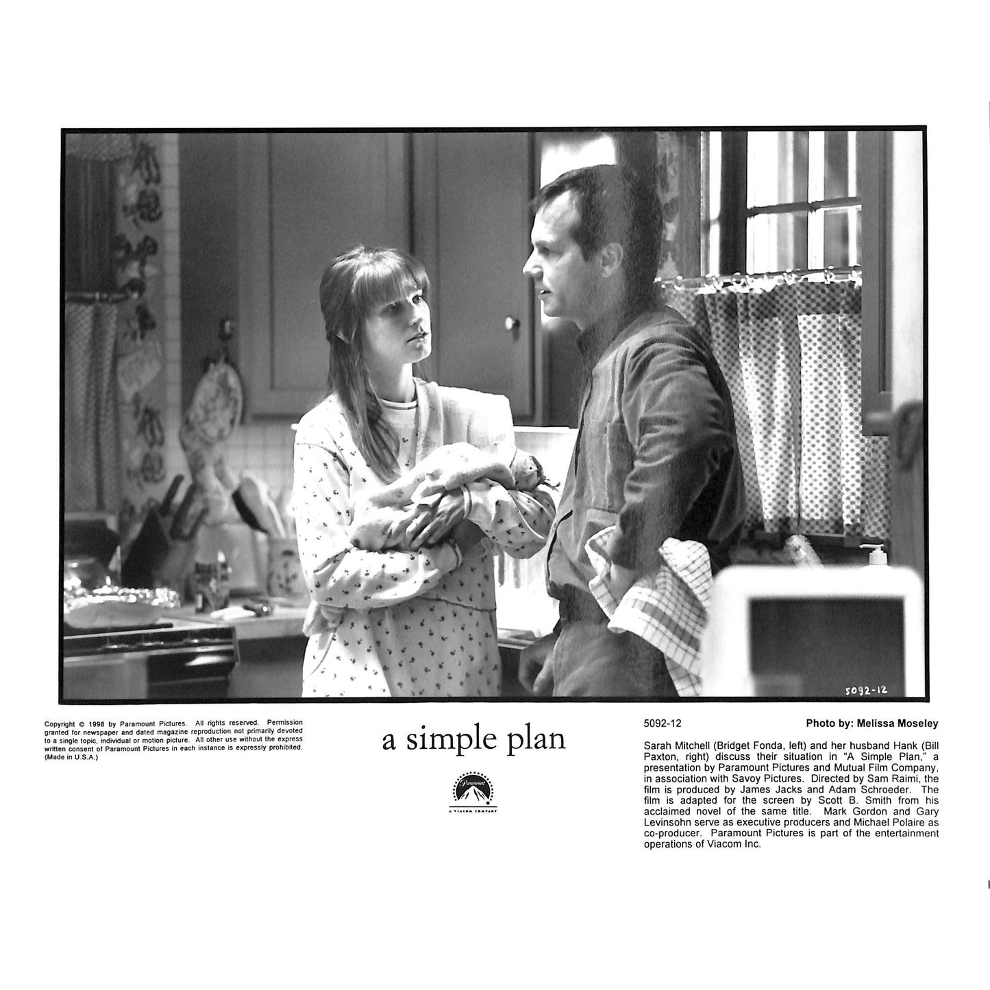 A Simple Plan (1998) Movie Still Full Set 8x10