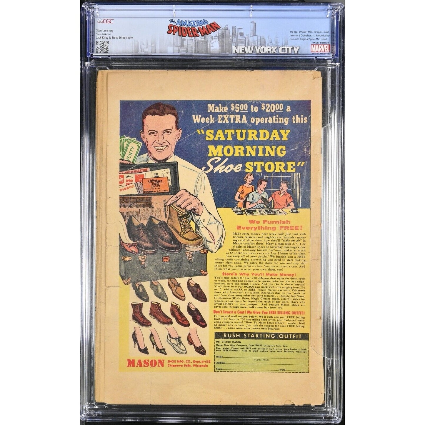 Amazing Spider-Man #1 (1963) CGC 0.5 Cream to Off-White Pages ICONIC COMIC BOOK!