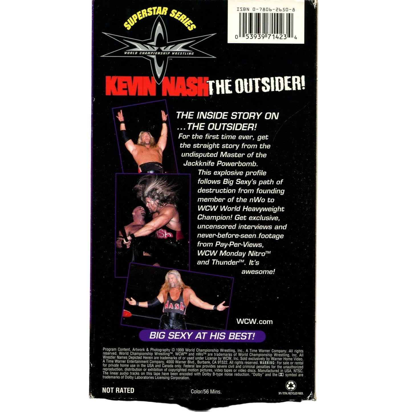 Kevin Nash: The Outsider! (1999) Wrestling VHS Tape