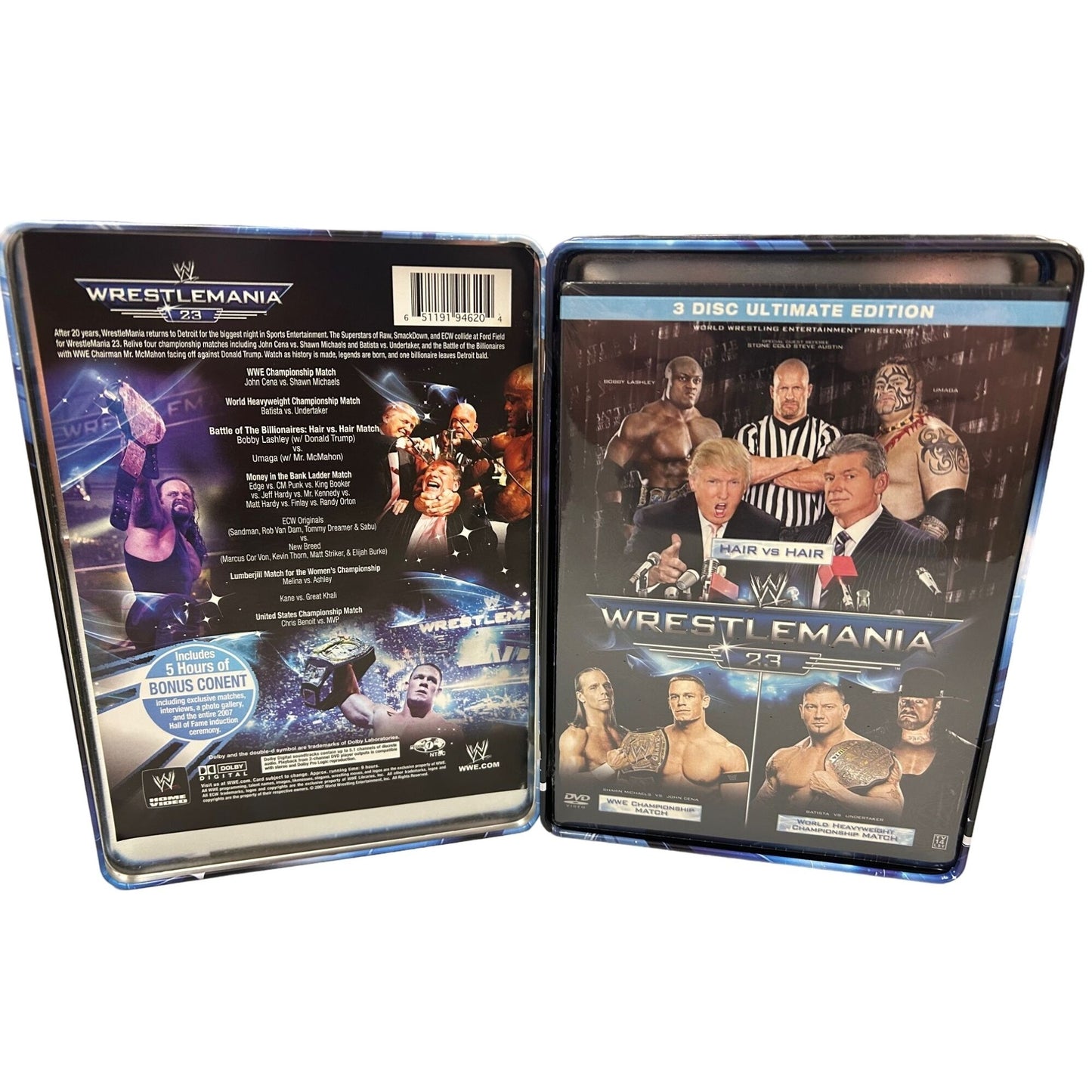 WWE - Wrestlemania 23 (DVD 2007) SEALED Donald Trump John Cena Vince McMahon
