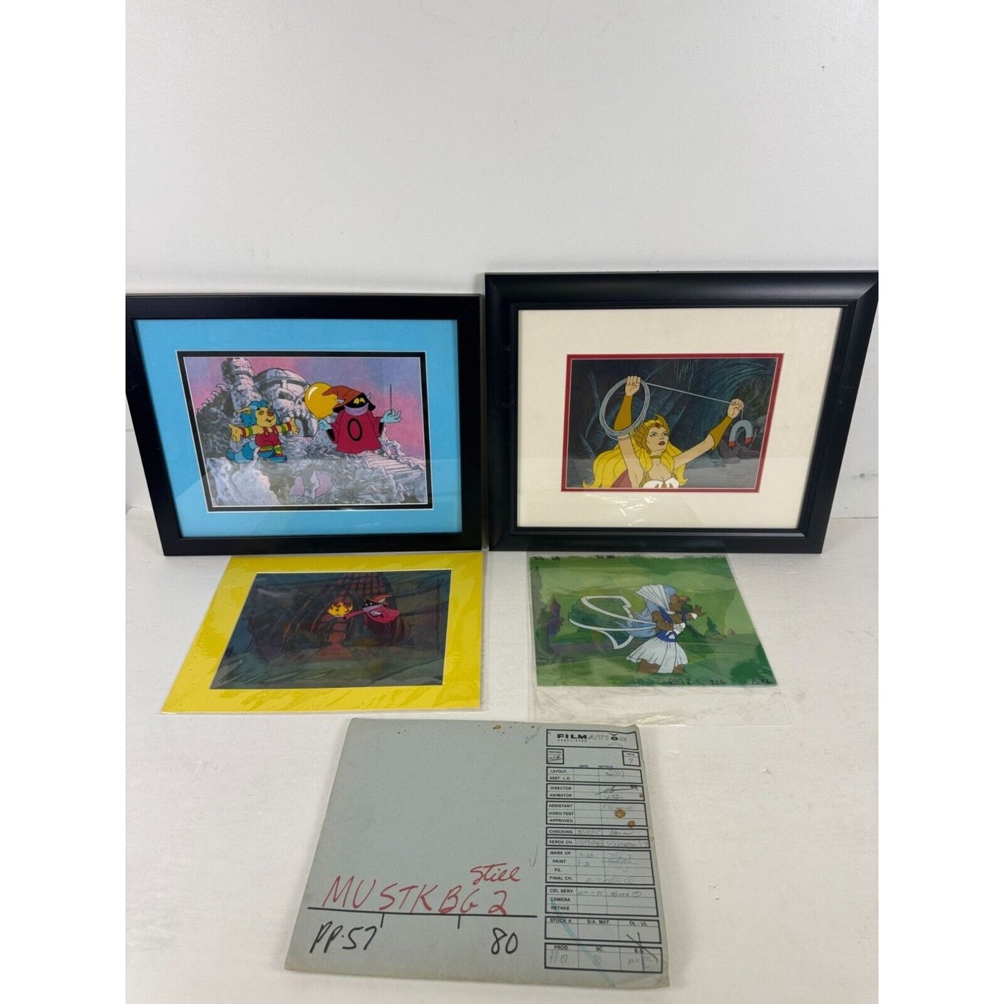 He-Man Masters of the Universe Animation Cel Collection