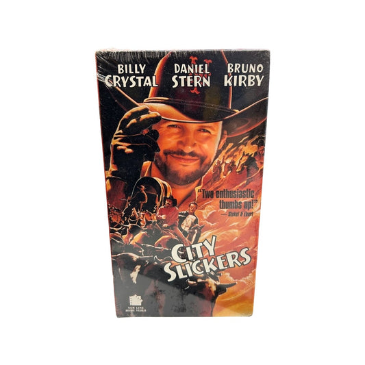 City Slickers (1991 New Line Home Video, VHS) SEALED w/ watermarks Billy Crystal