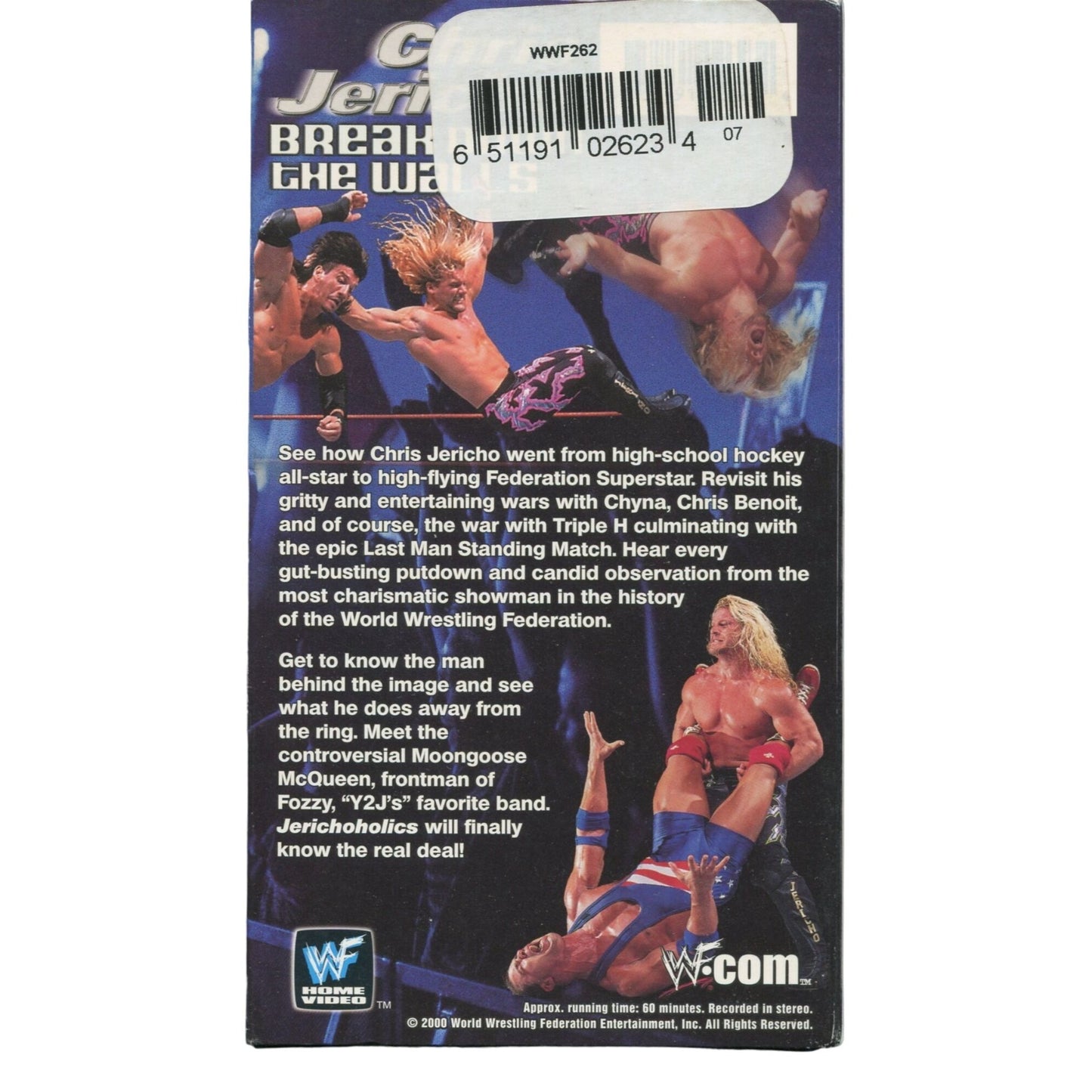 Break Down the Walls: Chris Jericho (2000) Wrestling VHS Tape