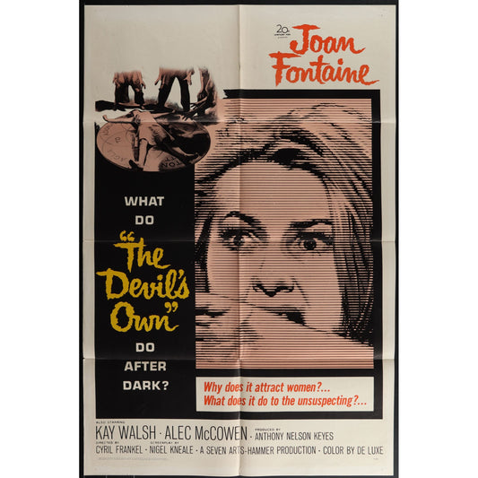 The Witches (1966) Original Movie Poster Folded 27x41EM8-461