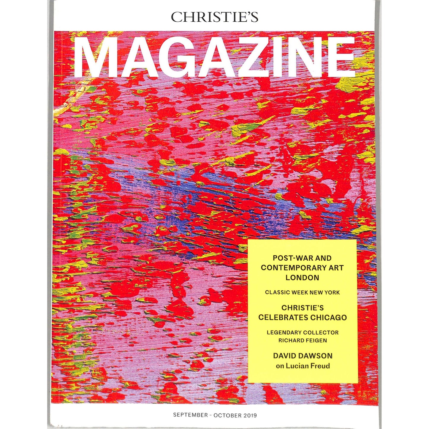 Christie's Magazine Art Catalog September-October 2019