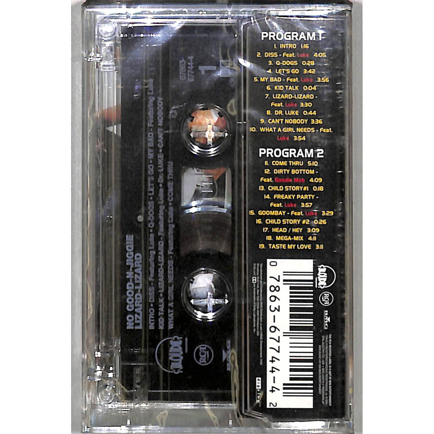 No Good* - N - Jiggie* – Lizard - Lizard (1998) Brand New Sealed Cassette