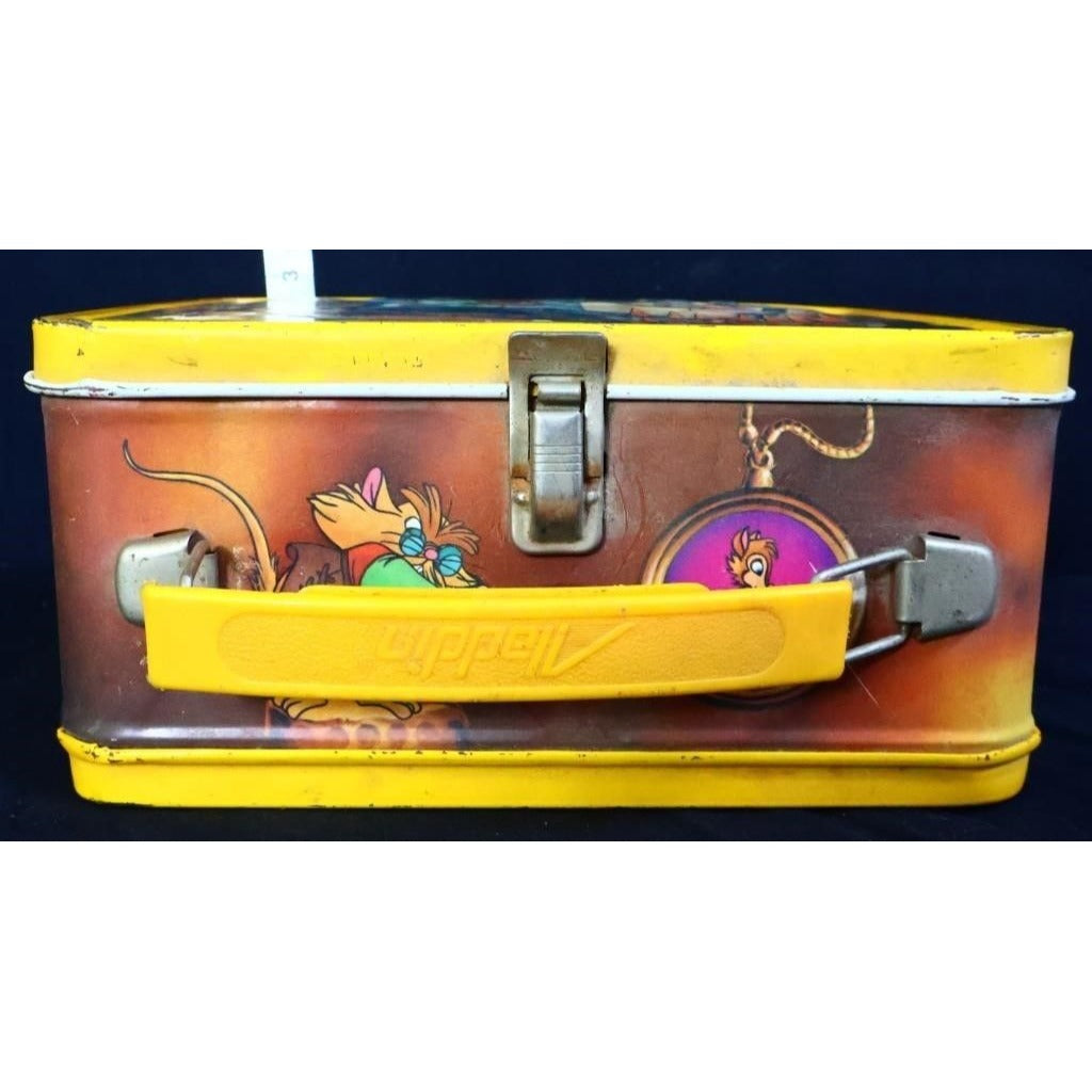 Vintage metal Secret Of Nimh lunchbox w/ thermos