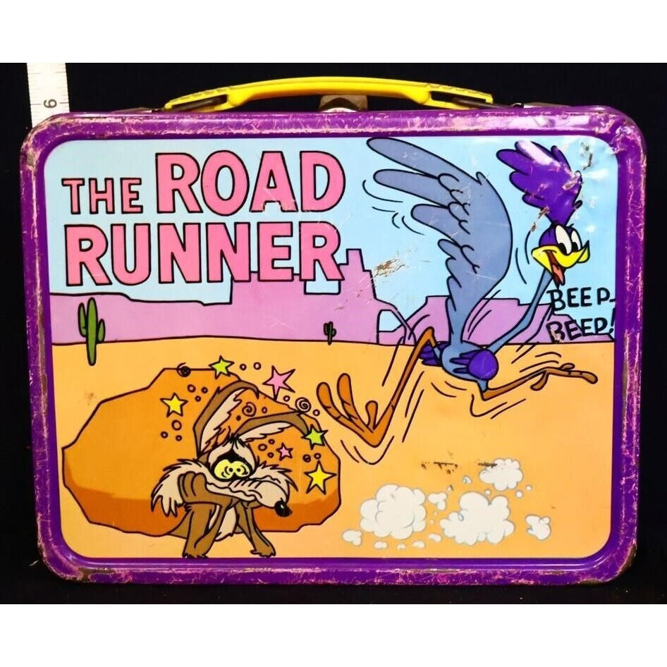Vintage metal The Road Runner lunchbox