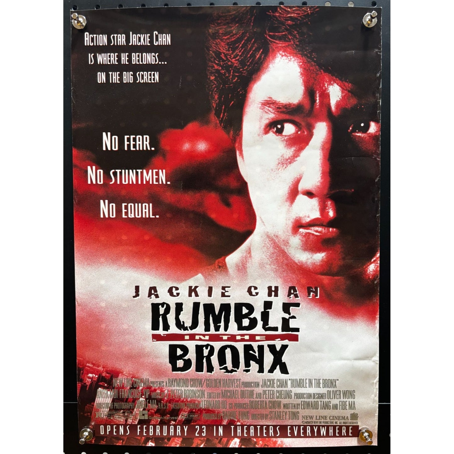 Rumble in the Bronx (1995) Mini Original Rolled Poster 13x19