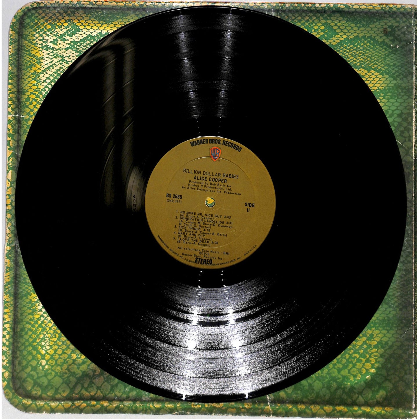 Alice Cooper - Billion Dollar Babies Vinyl Record BS 2685
