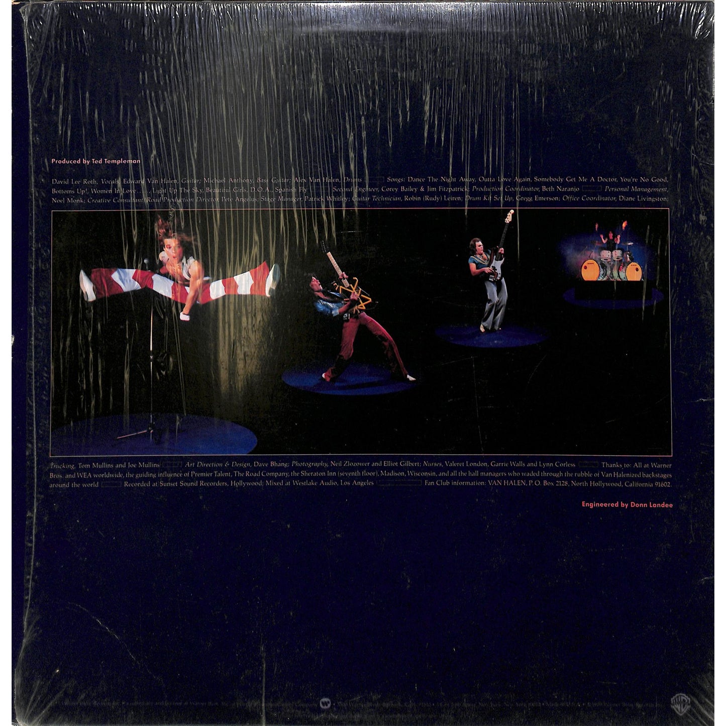 Van Halen II Vinyl Record HS 3312
