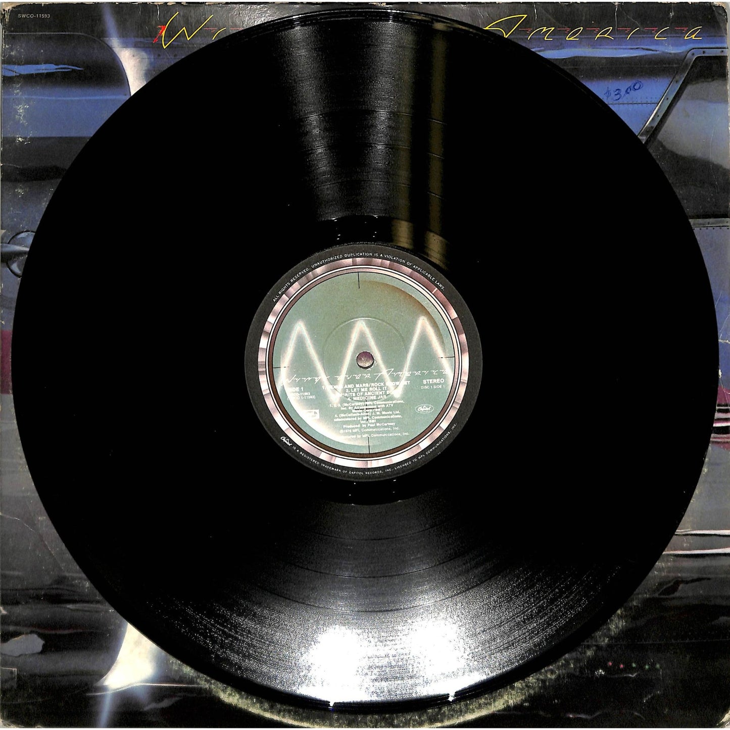 Wings Across America (1976 Winchester Press) 3LP Vinyl Record SWCO-11593