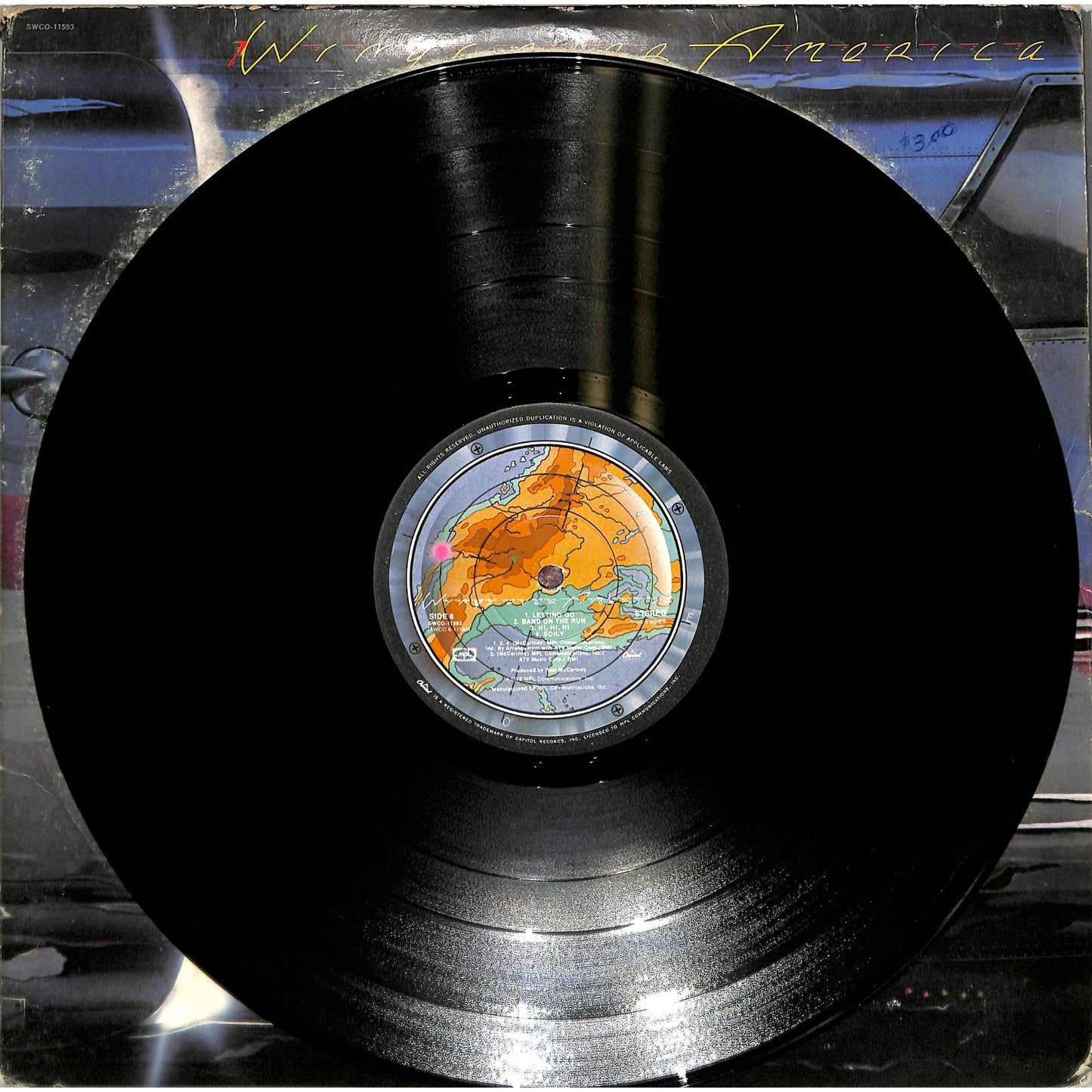 Wings Across America (1976 Winchester Press) 3LP Vinyl Record SWCO-11593