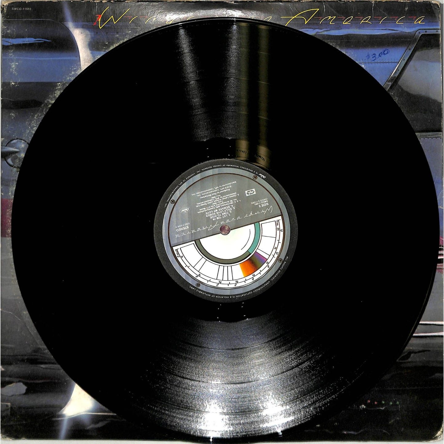 Wings Across America (1976 Winchester Press) 3LP Vinyl Record SWCO-11593