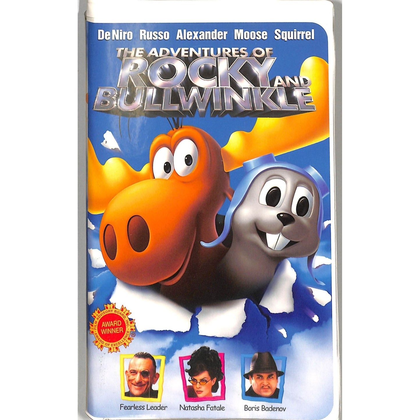 The Adventures of Rocky and Bullwinkle (2000) VHS Tape Good condition