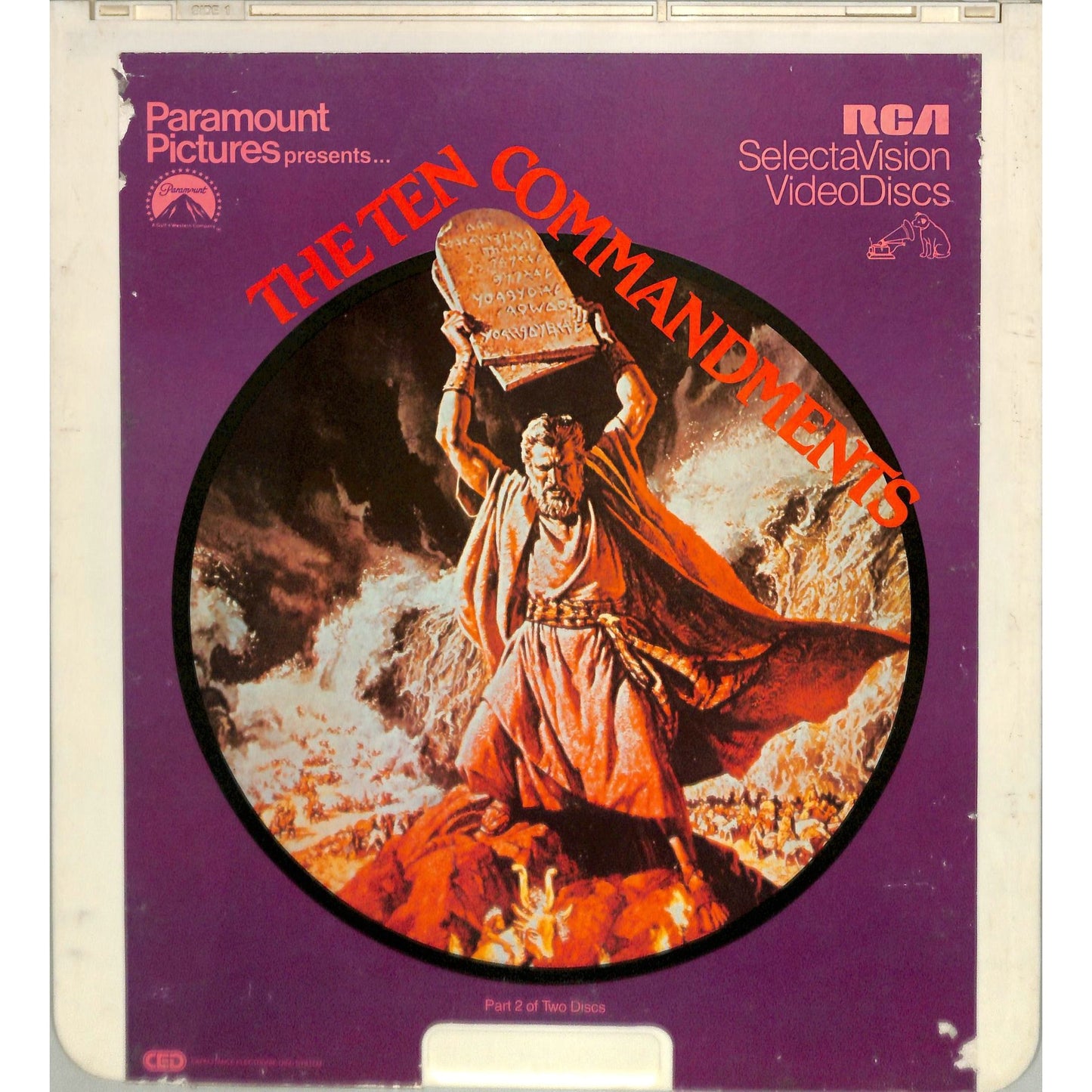 The Ten Commandments (1956) Vintage CED Videodisc