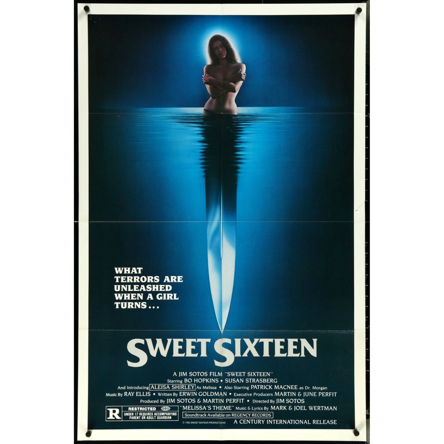 Sweet Sixteen (1983) Original Movie Poster Folded 27x41